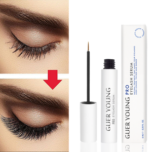 Sérum pour cils et sourcils à la biotine, 3ml/6ml, marque privée naturelle OEM, vente en gros de maquillage pour femme - Product Image 1