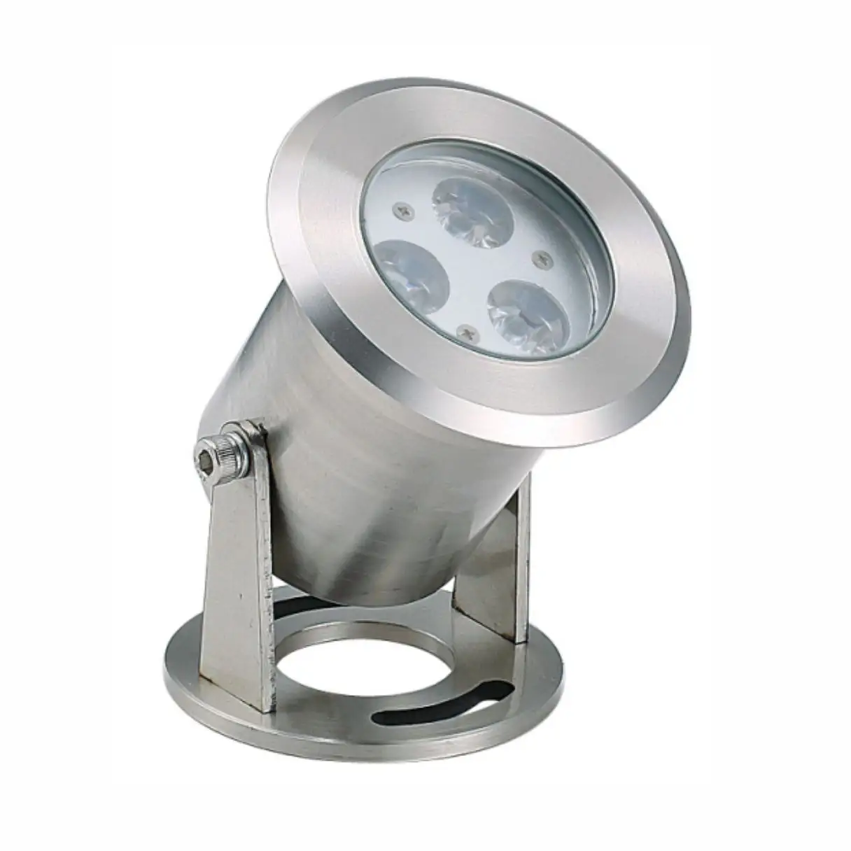 Yüksek kalite 304 paslanmaz çelik lamba vücut silikon mühür su geçirmez IP68 12v 3w led sualtı lamba yüzme havuzu için