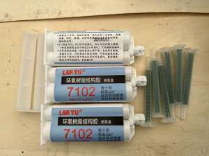 Xxt56 LANTU 7102 High Temperature Resistant <b>Clear</b> Epoxy Structural AB Glue (2:1 Ratio) for Woodworking & Metal Strong Adhesion - Product Image 4