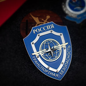 Insignia metálica de seguridad nacional de alta calidad personalizada del fabricante al por mayor, insignia de guardaespaldas personal - Product Image 2