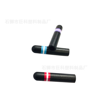 ปลายเชือกพลาสติกรูปทรงกระสุนขนาด 4 มม. สำหรับหมวกและเสื้อโค้ท พร้อมแถบสี - Product Image 2