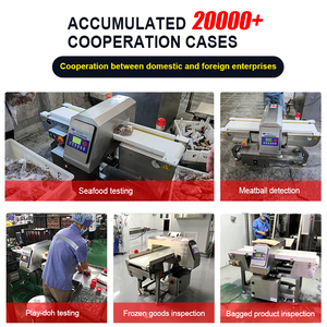 Equipamento de Inspeção de Qualidade de Doces <span class=keywords><strong>Detector</strong></span> de Metais de Alta Precisão com Toque Inteligente para Linha de Produção de Snacks - Product Image 4
