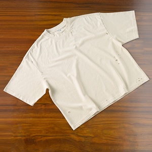 TKAN58 Manufacturer's Oversized Cropped Boxy <b>TShirt</b> Custom Streetwear for Men High Quality 100% Cotton Heavy 260 Grams T Shirt - Product Image 2