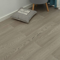 Plancher en bois massif en chêne à large lattes, populaire, économique, à trois couches, en bois massif de chêne, plancher en bois d'ingénierie avec motif parquet