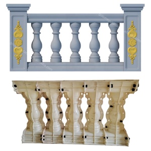 60CM di altezza nuovo modello di plastica balaustre corrimano stampo <span class=keywords><strong>per</strong></span> scale in cemento ringhiera del balcone e ringhiere del ponte <span class=keywords><strong>per</strong></span> balcone - Product Image 1