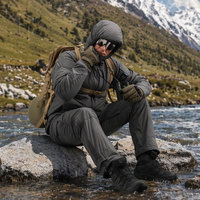 Veste légère Emersongear personnalisée en Ripstop 40D, coupe-vent, rembourrée avec Thinsulate, avec capuche pour la randonnée et le camping