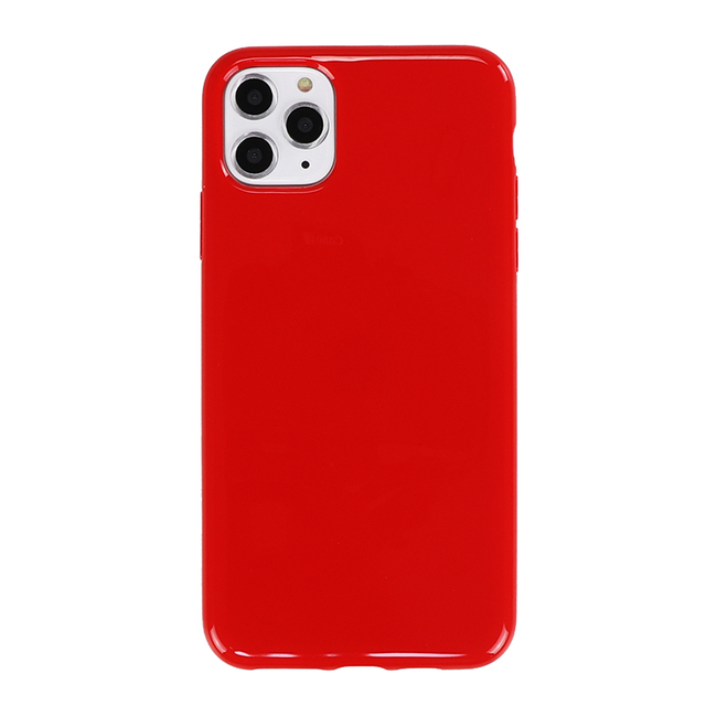 New Candy Colors Shockproof Soft TPU Phone Case for iphone 12 Pro Max,1.5MM Thicken Glossy Jelly Back Cover for Iphone11 Pro Max