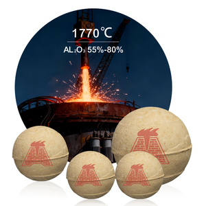 כדור קרמי עמיד בחום גבוה מאלומינה, בהתאמה אישית ובמידות מיוחדות, ישירות מהיצרן, להגנה בטמפרטורות גבוהות - Product Image 1
