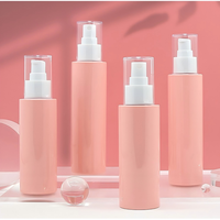 Série de flacons en plastique PET rechargeables multi-tailles pour emballages cosmétiques, pompes à lotion, vaporisateurs, soins de la peau, tonique, désinfectant pour les mains, soins du corps