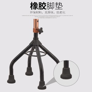 Aluminum Alloy Four Legged Cane Adjustable Height Anti Slip <b>Walking</b> <b>Stick</b> For Elderly And Disabled Support - Product Image 3