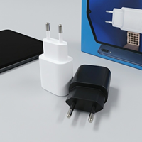 Chargeur mural USB-C 25W de qualité supérieure, chargeur super rapide, câble PD Type C, adaptateur de voyage pour Samsung 25 45 Watt, prise US EU