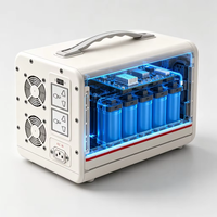 Batterie portable à ondes sinusoïdales pures, panneau solaire LiFePO4 1 kWh, charge sans fil, batterie lithium