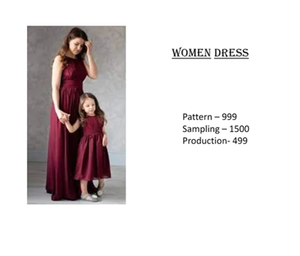 เดรสผ้าฝ้ายพิมพ์ลายขายดีประจำปี 2026 คอวี แขนสามส่วน ความยาวระดับน่อง ผลิตจากผ้าฝ้ายผสมไหม สำหรับผู้หญิง - Product Image 4