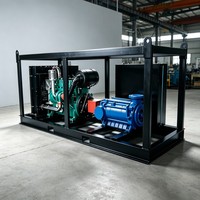 Ensemble de pompe diesel 15 CV avec haute pression, débit élevé, diverses options de pompage, panneau de commande et protection pour le drainage minier