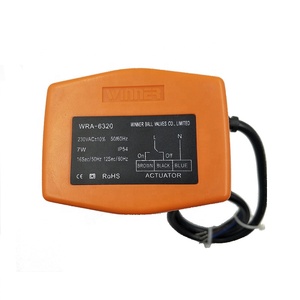 AC 230V DN20 3/4 ''3 vie controllo a 3 punti valvola a sfera motorizzata in ottone <span class=keywords><strong>valvole</strong></span> di controllo del flusso di trattamento delle acque HVAC - Product Image 5
