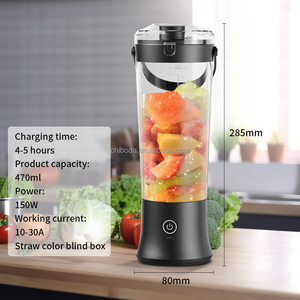 Mới Đến Mùa Thu 2025 Xách Tay Xách Tay Mini Nước Trái Cây Máy Xay Sinh Tố USB Pin Cho Hộ Gia Đình Sử Dụng Cho Smoothies Và Trái Cây Pha Trộn - Product Image 5