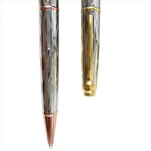Bolígrafo de Metal de Lujo en Oferta, Punta Fina de 0.7mm, Personalizable con Logotipo, Bolígrafos Plateados con Tinta Negra/Azul, Regalos - Product Image 3
