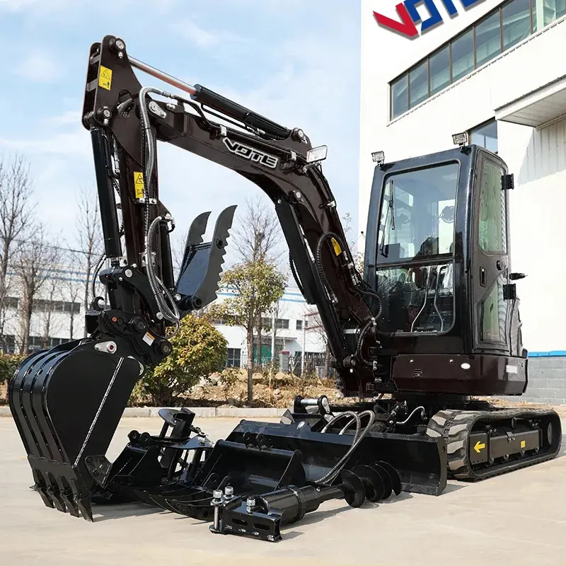 Miễn Phí Vận Chuyển Mini Máy Xúc Trang Trại 3.5 Tấn Kubota Thủy Lực Đa Chức Năng Crawler Digger Epa Mini Digger 1 Tấn Máy Xúc 2 Tấn