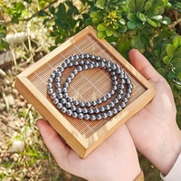 Bracelet en perles de diamant triangulaires en térahertz naturel, polyvalent, classique, minimaliste, bien-être, tendance coréenne, empilable, ornement de poignet