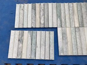 Tuiles de mosaïque en marbre concave affûté de couleur vert cristal de Chine, vert Ming, <span class=keywords><strong>Kitkat</strong></span>, bambou, pour les crédences murales - Product Image 6