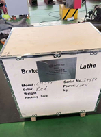 Torno Automático para Discos de Freno de Vehículos C9335A, Torno para Reparación de Discos/Tambores, Máquina Pulidora con Motor de 1.1kW (110V/220V)