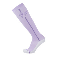 Chaussettes équestres montantes transfrontalières en jacquard macaron M (35-39) 68% Coton 29% Polyester 3% Spandex Extensibles à compression