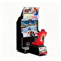 Mario Kart Arcade GP DX Twin Cabinet, borne d'arcade de course à deux joueurs avec écran LCD HD de 42 pouces, fonctionnant à monnayeur, pour usage commercial