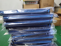 Peralatan serat optik 32 Port 1U Model pelat Panel Patch dengan Panel Patch optik untuk jaringan WiFi
