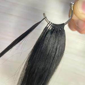 Extensiones de Cabello de Pluma, 100% Cabello Humano Remy, Liso y Sedoso, Color Natural, 200 Piezas/Lote para Mujeres - Product Image 5