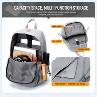 Nouveaux sacs à dos pour ordinateur portable à la mode, imperméables, en Oxford, avec port USB, pour étudiants, voyages d'affaires, sac durable