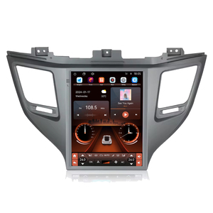 Marco de variedad de 9,7 pulgadas, marco de reproductor de radio para coche, kits de panel de tablero, Android auto para HYUNDAI TUCSON 2016-2018, alto nivel SIM + FM + AM - Product Image 1