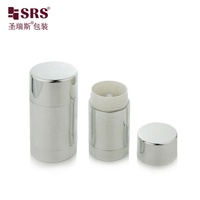 Conteneur rond pour déodorant en PP écologique, 15g 30g 50g 75g 90g, emballage cosmétique facile à transporter