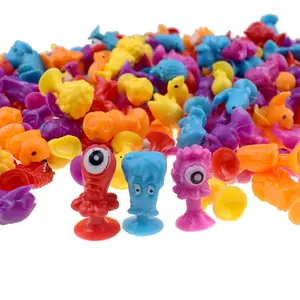 Mini Plastic Nieuwigheid Oceaandieren Ontwerpen Siliconen Sucker Speelgoed Voor Kinderen