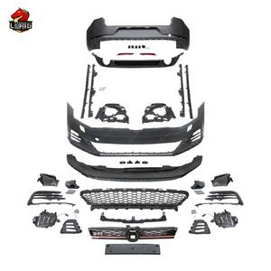 Kit Carrozzeria Stile <span class=keywords><strong>7</strong></span>.5 GTI Aggiornato per Volkswagen <span class=keywords><strong>Golf</strong></span> <span class=keywords><strong>7</strong></span>, <span class=keywords><strong>Paraurti</strong></span> Anteriore e Posteriore, Diffusore Posteriore, Minigonne Laterali, Parti Auto - Product Image 6