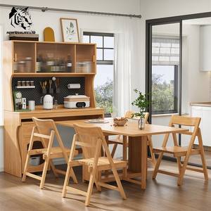 Venta directa de fábrica, precio bajo, logotipo personalizado, gran stock, ecológico, nuevo diseño, muebles de comedor de madera, aparador de madera. - Product Image 1