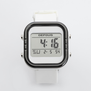 Montres de sport numériques LED carrées intelligentes et étanches avec <span class=keywords><strong>chronomètre</strong></span> électronique lumineux, alarme hebdomadaire pour hommes, femmes, adolescents, activités de <span class=keywords><strong>plein</strong></span> air - Product Image 4