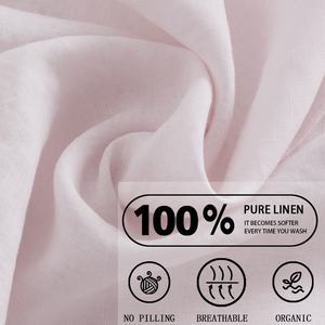 Vente flash Tissu 100% lin pour chemise, robe et literie Utilisation de tissu en rouleau de 280 cm Lavé Tissu 100% lin en gros Oekotex - Product Image 6
