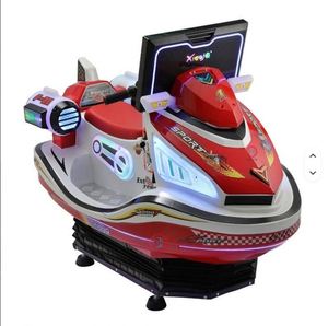 Machine de jeu de course interactive 3D à éclairage LED, fonctionnant à pièces, et Scooter aquatique électrique - Product Image 2