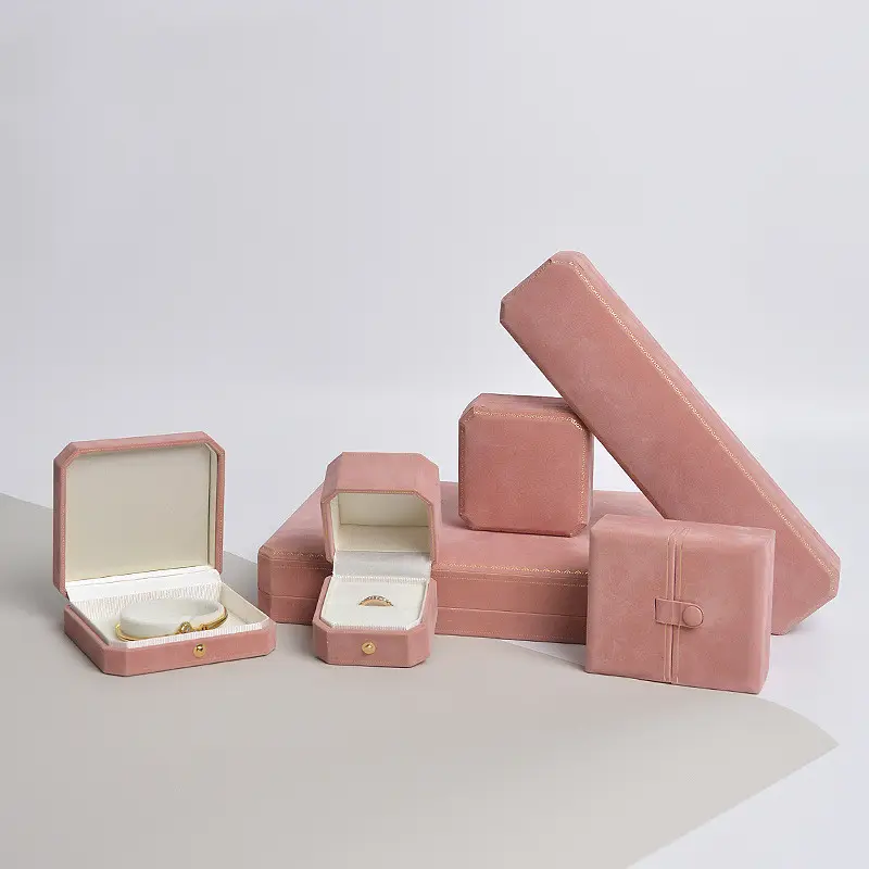 Boîte à Bague Velours Cadeau - Écrin Présentation Mariage