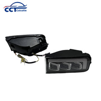 Faros Delanteros para Toyota Land Cruiser 2008-2015 FJ200 LC200, Luces de Circulación Diurna DRL LED, Luces Antiniebla LED Completas, Lámpara Delantera con Animación de Encendido