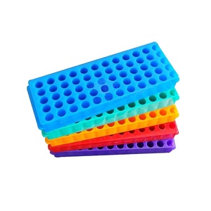 حامل أنابيب بلاستيكي قابل لإعادة الاستخدام للمختبرات بـ 50 فتحة - Product Image 3