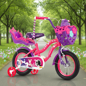 Vélo pour enfants de 12 pouces et 16 pouces, vélo pour filles avec roues d'apprentissage, nouveau modèle de vélo pour enfants, vélo pour enfants de 3 à 8 ans - Product Image 1