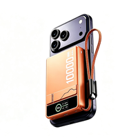 Batterie externe magnétique 3-en-1 sans fil 5000/10000 mAh pour téléphone, montre et écouteurs – Power Bank portable semi-solide