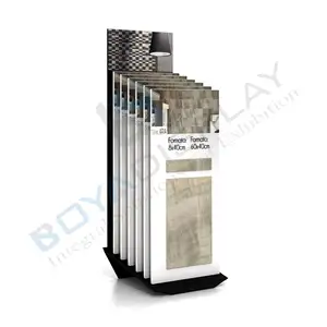 Personalizar Novo Design De Alta Qualidade Luxo Simples Laje Cerâmica Telha Pavimento Mdf Display Board Rack