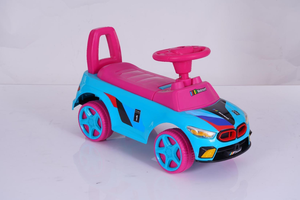 Buntes Plastik-Aufsitzauto für Mädchen und Kinder im Alter von 2 bis 4 Jahren, keine Batterie erforderlich - Product Image 3