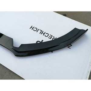 New 2008-2016 Audi A5 Front Bumper <strong>RS5</strong> Carbon Fiber Look Diffuser <strong>Spoiler</strong> with Clips - Product Image 5