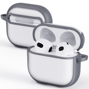 Pour Airpods 4 étui pour écouteurs Pc + TPU anti-chute givré sans fil pour Airpods1/2 <span class=keywords><strong>Pro</strong></span> pour <span class=keywords><strong>Airpods3</strong></span> étui anti-empreintes digitales à texture de peau - Product Image 5