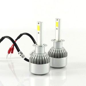 ชุดไฟหน้ารถยนต์36W แบบ COB LED คู่ H1 3800ลูเมน6000K แบบปลั๊กแอนด์เพลย์ติดตั้งไฟต่ำสำหรับให้แสงสว่างแบบไม่มี H7 H4 - Product Image 1