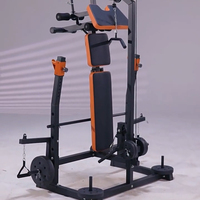 Bangku Angkat Beban Lipat dan Dapat Disesuaikan dengan Rak Barbell, Lat Pulldown, Preacher Curl Bench, dan Bench Press untuk Home Gym Grosir