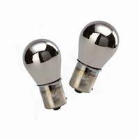 S25 — ampoule d'intérieur de voiture S25, argent, chrome et ambre, feu arrière, accessoires de véhicule